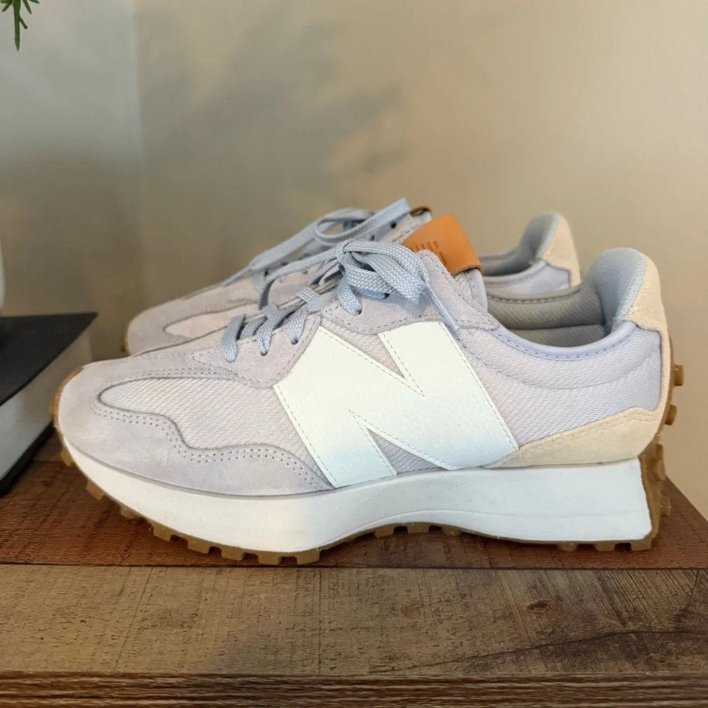 New Balance 327 Violet Haze Gum - Picture 3 of 9